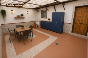 Casa de 2 plantas con Patio en Mirandilla
