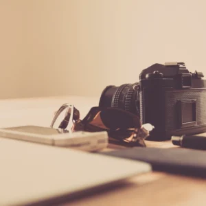 Cámara profesional para reportaje fotográfico inmobiliario