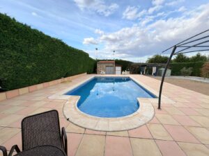 Casa de ocio con piscina, Viveros Tiza
