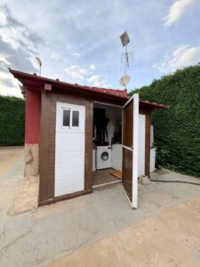 Casa de ocio con piscina, Viveros Tiza